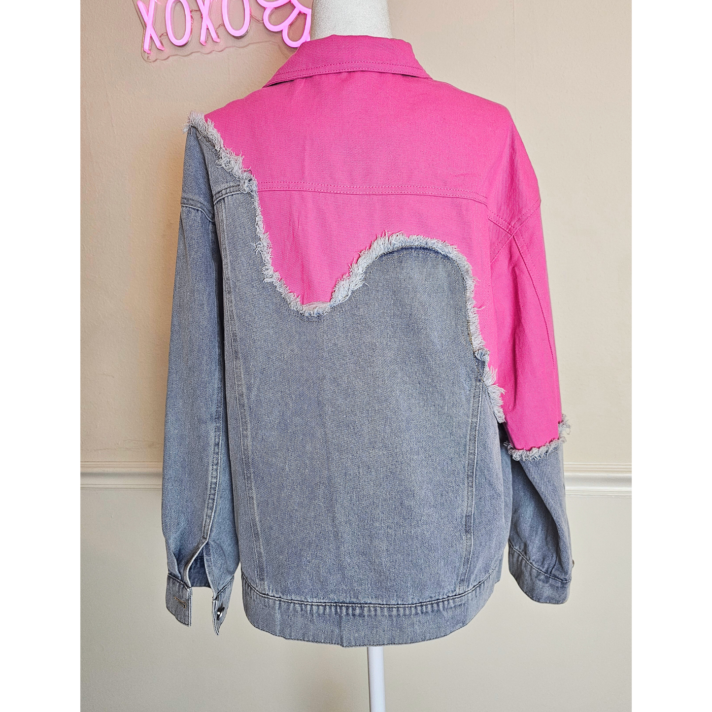 Pink Sand Jean Jacket