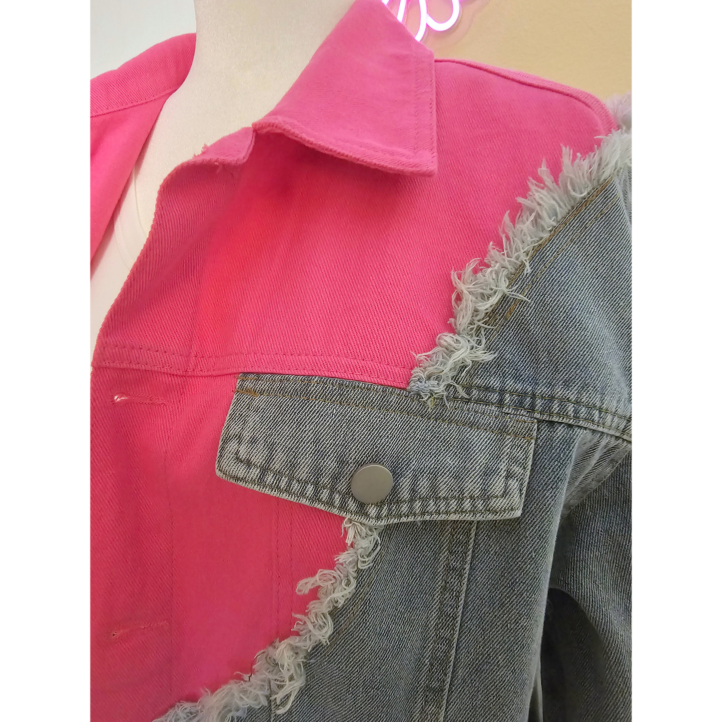 Pink Sand Jean Jacket