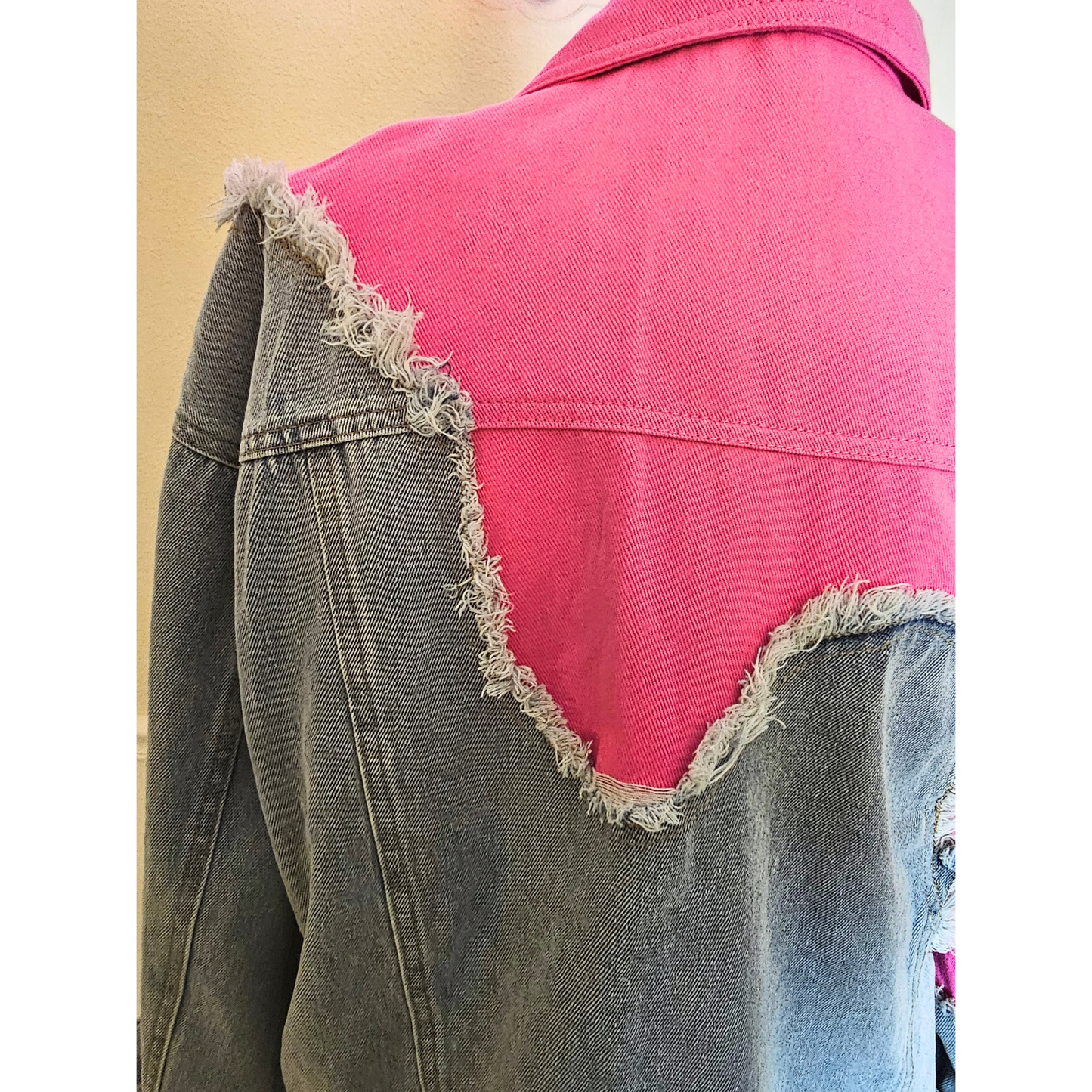 Pink Sand Jean Jacket